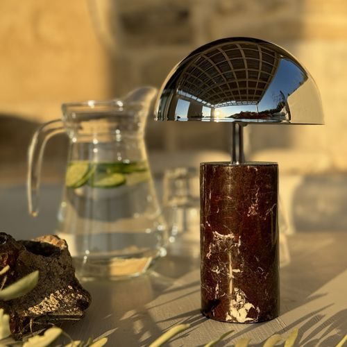 Lampe baladeuse - ADEI - Baccaris - en acier / en marbre / en travertin
