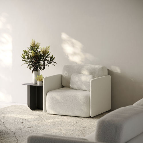 Fauteuil contemporain - Pummba I  - Nubba Spaces SL - Pummba - en tissu / avec revêtement amovible / en matières recyclées