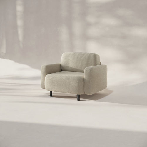 Fauteuil contemporain - Pummba II - Nubba Spaces SL - Pummba - en tissu / avec revêtement amovible / antitache