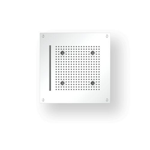 Pommeau de douche encastrable - R42C14 - AQUAFORM - carré / pluie / avec chromothérapie