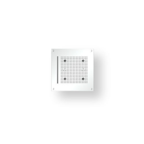 Pommeau de douche encastrable - R42C124 - AQUAFORM - carré / pluie / avec chromothérapie