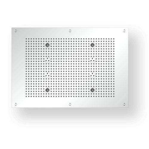 Pommeau de douche encastrable - R7048C12 - AQUAFORM - rectangulaire / pluie / avec chromothérapie
