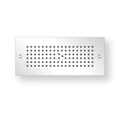 Pommeau de douche encastrable - N3515C12 - AQUAFORM - rectangulaire / pluie / pour centre de bien-être