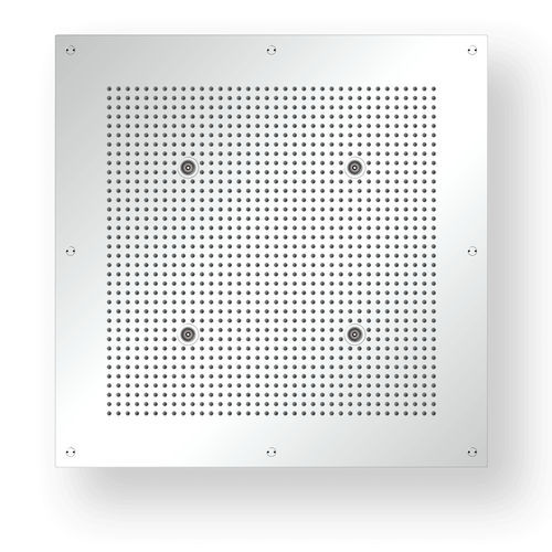 Pommeau de douche encastrable - W70C1 - AQUAFORM - carré / pluie / avec éclairage intégré