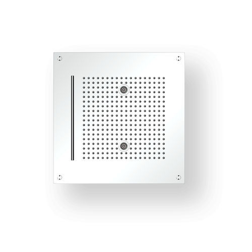 Pommeau de douche encastrable - W42C14 - AQUAFORM - carré / pluie / avec éclairage intégré