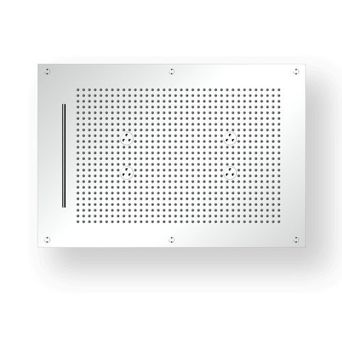Pommeau de douche encastrable - N7048C124 - AQUAFORM - rectangulaire / pluie / cascade