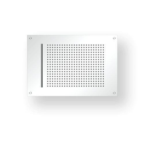 Pommeau de douche encastrable - N5638C14 - AQUAFORM - rectangulaire / pluie / cascade