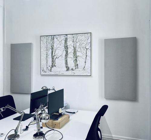 Panneau acoustique pour mur - OFFICE 2 - Smartfox - en bois / en laine minérale / en tissu