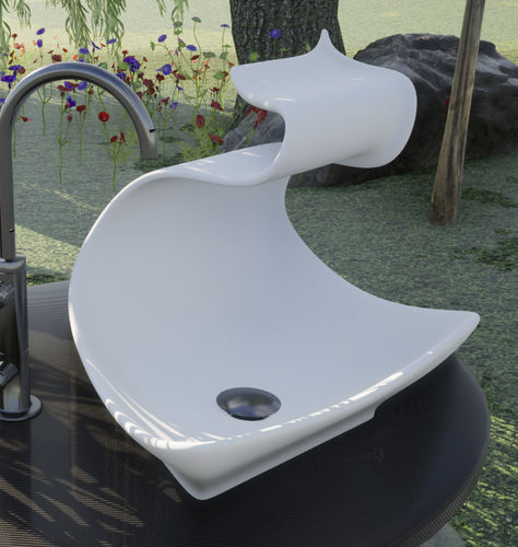 Vasque à poser - CASTOR - GUCH DESIGN - en Solid Surface / de luxe / artisanale