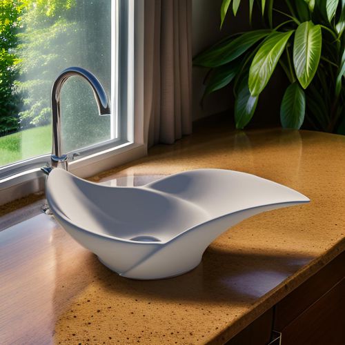 Vasque à poser - GACRUX - GUCH DESIGN - en Solid Surface / de luxe / artisanale