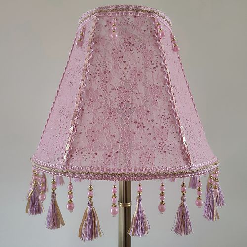 Abat-jour classique - Pink - DelightLamps - en tissu / fait main