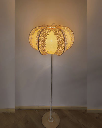 Lampe sur pied - Liverpool 01 - DelightLamps - en métal / en tissu / Art Déco