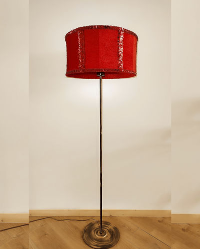 Lampe sur pied - Rio 02 - DelightLamps - en métal / en tissu / Art Déco