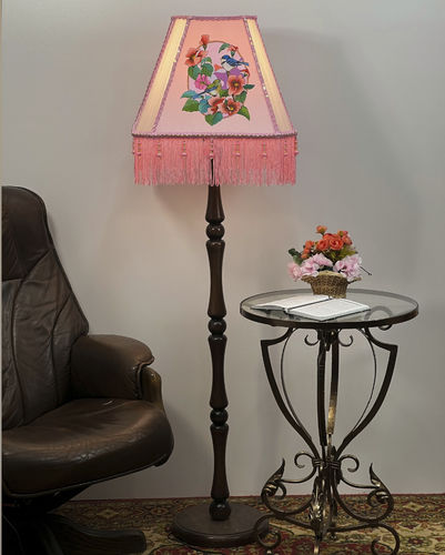 Lampe sur pied - Lisabon 04 - DelightLamps - en métal / en soie / classique