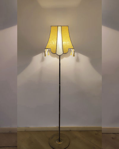 Lampe sur pied - Seoul 02 - DelightLamps - en métal / en tissu / Art Déco