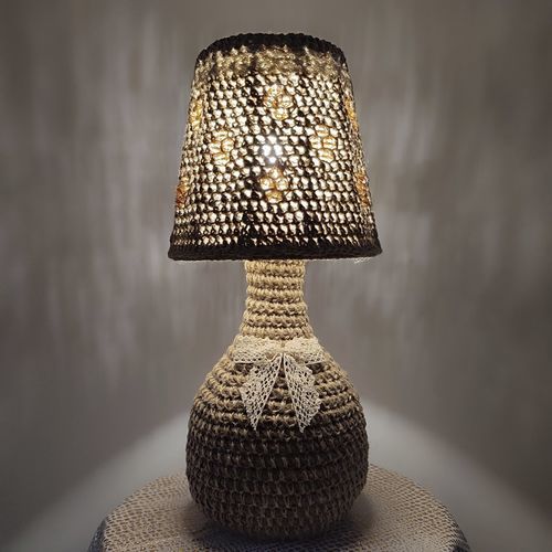 Lampe de table - Monte Carlo 04 - DelightLamps - en métal / en tissu / classique