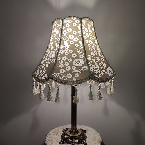 Lampe de table - Dallas 02 - DelightLamps - en métal / en tissu / classique
