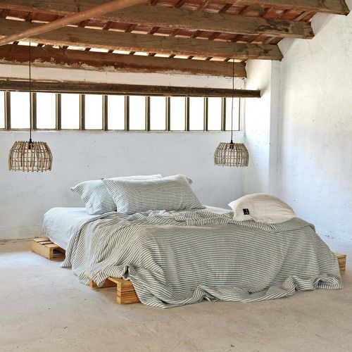 Parure de lit en lin - GREEN SAILOR - dELENZO LINEN FROM EUROPE S.L