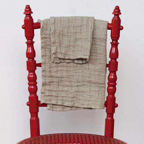Linge de bain en lin - WAFFLE - dELENZO LINEN FROM EUROPE S.L - professionnel / personnalisable