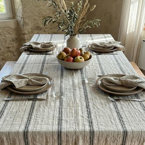 Nappe en lin - CAPRI - dELENZO LINEN FROM EUROPE S.L - contract / à usage domestique