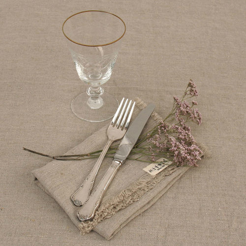 Serviette de table à dîner - MARRAKECH - dELENZO LINEN FROM EUROPE S.L - en lin / uni / à usage domestique