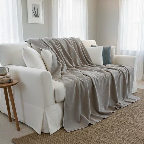 Plaid en lin - dELENZO LINEN FROM EUROPE S.L