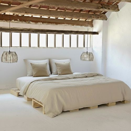 Parure de lit en lin - COMPLETE SET BEIG - dELENZO LINEN FROM EUROPE S.L