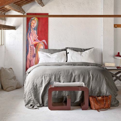 Parure de lit en lin - STONE - dELENZO LINEN FROM EUROPE S.L