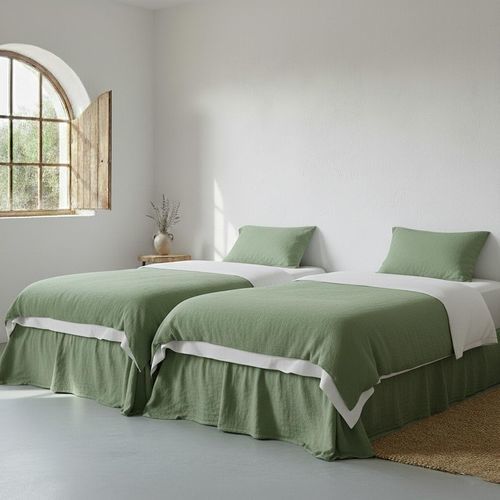 Parure de lit en lin - GREEN GRASS - dELENZO LINEN FROM EUROPE S.L