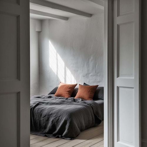 Parure de lit en lin - GRAY COMPLETE SET - dELENZO LINEN FROM EUROPE S.L