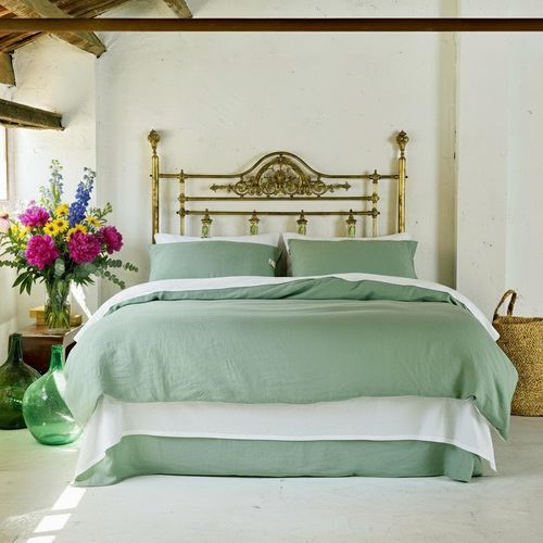 Parure de lit en lin - COMPLETE SET JADE - dELENZO LINEN FROM EUROPE S.L