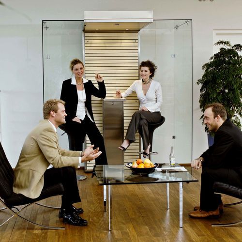 Abri fumeurs d'intérieur - SMOKE SOLUTION SP160 - Longhi Air - avec filtre HEPA / avec éclairage intégré / en aluminium