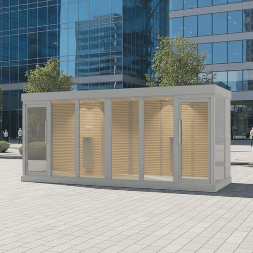 Abri fumeurs d'extérieur - SMOKE SOLUTION SQ560 - Longhi Air - avec filtre HEPA