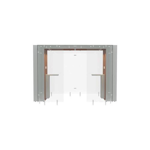 Abri fumeurs d'intérieur - SMOKE SOLUTION SP AREA 3.2 M - Longhi Air - avec filtre HEPA / autonome / avec cendrier intégré