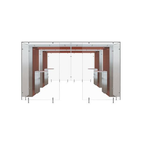 Abri fumeurs d'intérieur - SMOKE SOLUTION 2SP AREA 3.2 M - Longhi Air - avec filtre HEPA / avec filtre / autonome