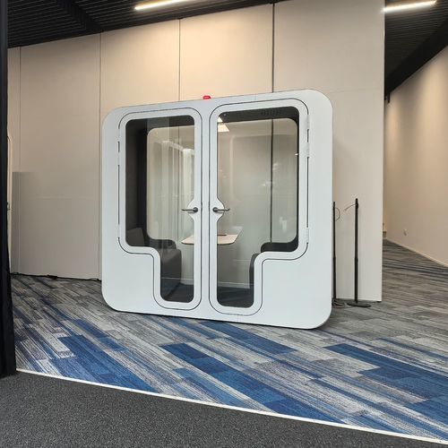 Bureau POD acoustique - 2P - Dancoo Acoustic Pods Manufacturing Co.,Ltd. - réglable / ergonomique / avec système de visioconférence