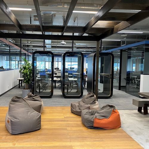 Bureau POD acoustique - V - Dancoo Acoustic Pods Manufacturing Co.,Ltd. - ergonomique / USB / avec éclairage LED intégré