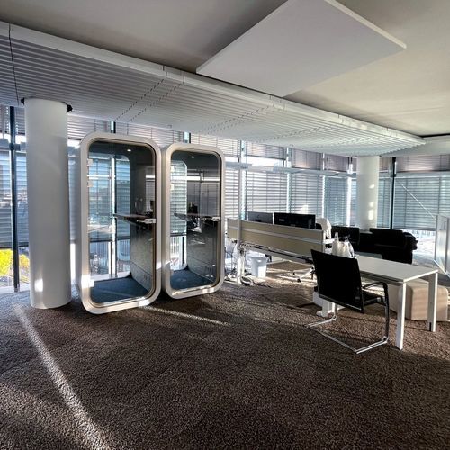 Bureau POD acoustique - S1 - Dancoo Acoustic Pods Manufacturing Co.,Ltd. - ergonomique / USB / avec éclairage LED intégré
