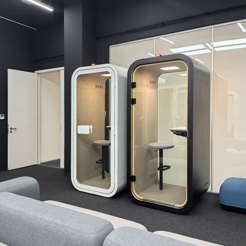 Cabine téléphonique pour bureau - S FAMILY - Dancoo Acoustic Pods Manufacturing Co.,Ltd. - pour open-space / en stratifié / en contreplaqué