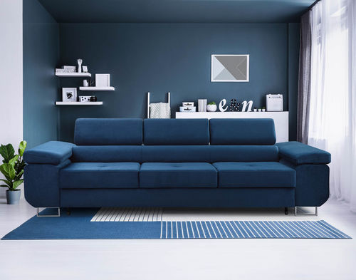 Canapé lit - PABLO: 1416BN - Best Mobilier - contemporain / en velours / avec accoudoirs