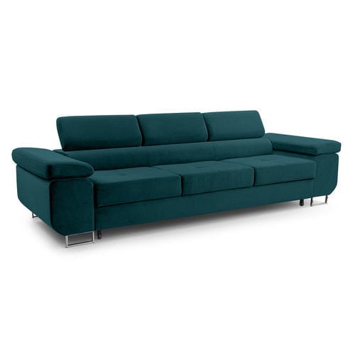 Canapé contemporain - PABLO : 1416BC - Best Mobilier - en velours / avec accoudoirs / avec dossier rabattable