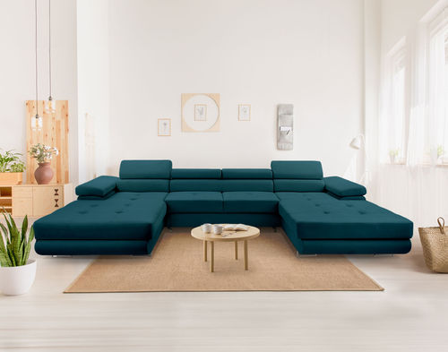 Canapé d'angle - PABLO : 1419BC - Best Mobilier - lit / en arc de cercle / contemporain