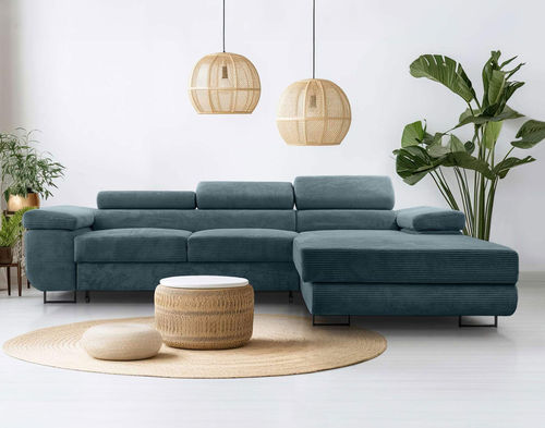 Canapé d'angle - PABLO : 1519B - Best Mobilier - lit / contemporain / en velours