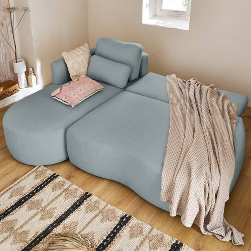 Canapé d'angle - MAHINA : 1552B - Best Mobilier - contemporain / en tissu / avec accoudoirs