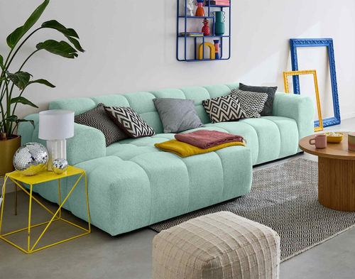 Canapé d'angle - RAY : 1674B - Best Mobilier - contemporain / en tissu / avec accoudoirs