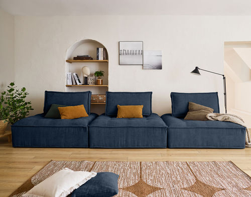 Canapé modulable - MARISOL: 1859B - Best Mobilier - contemporain / en velours / à coussins