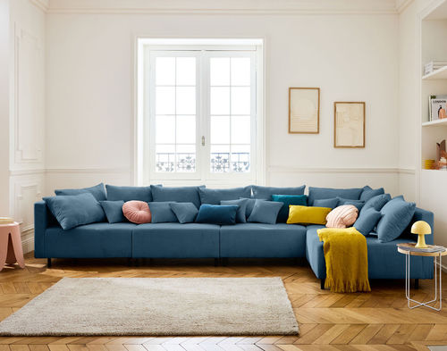 Canapé modulable - EDINBURG: 1872B - Best Mobilier - contemporain / en velours / avec accoudoirs