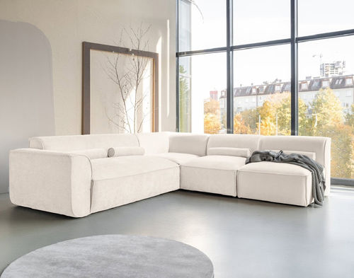 Canapé modulable - FELIX: 2787BEI - Best Mobilier - contemporain / en tissu / avec accoudoirs