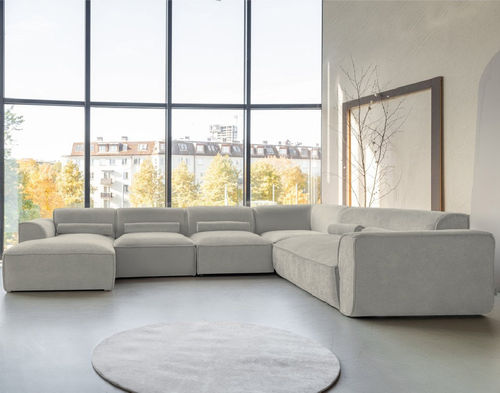 Canapé modulable - FELIX: 2789GC - Best Mobilier - contemporain / en tissu / avec accoudoirs