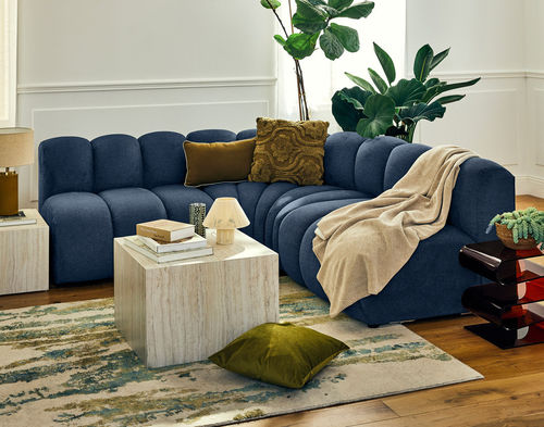 Canapé modulable - DEBBIE: 2952B - Best Mobilier - contemporain / en tissu / sans accoudoirs